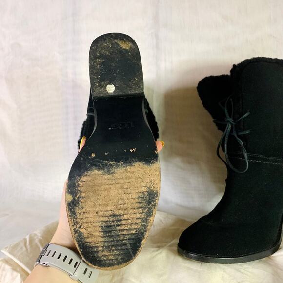Ugg Jerene Boot Black Size 7.5 Original Dustbag - Picture 5 of 10